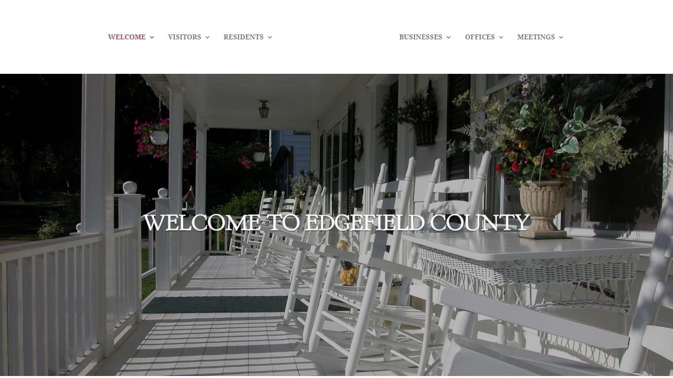 Edgefield County | Home of Ten Governors